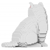 Jekca - British Shorthair Cat 01S-M02 - Lego - Scultura - Costruzione - 4D - Animali di Mattoncini - Toys