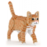 Jekca - Cat 03S-M01B - Lego - Sculpture - Construction - 4D - Brick Animals - Toys