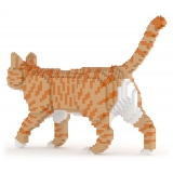 Jekca - Cat 03S-M01B - Lego - Sculpture - Construction - 4D - Brick Animals - Toys