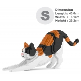 Jekca - Cat 13S-M01B (Version 2024) - Lego - Scultura - Costruzione - 4D - Animali di Mattoncini - Toys