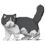 Jekca - Exotic Shorthair Cat 01S-M02 - Lego - Sculpture - Construction - 4D - Brick Animals - Toys