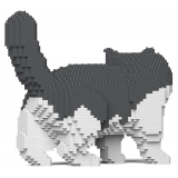 Jekca - Exotic Shorthair Cat 01S-M02 - Lego - Sculpture - Construction - 4D - Brick Animals - Toys