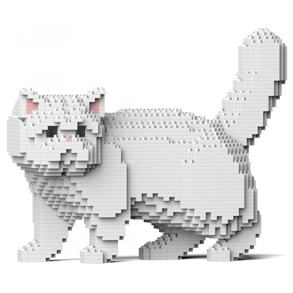 Jekca - Exotic Shorthair Cat 01S-M03 - Lego - Sculpture - Construction - 4D - Brick Animals - Toys