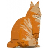 Jekca - Maine Coon 01S-M01 - Lego - Sculpture - Construction - 4D - Brick Animals - Toys