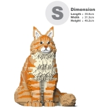 Jekca - Maine Coon 01S-M01 - Lego - Scultura - Costruzione - 4D - Animali di Mattoncini - Toys