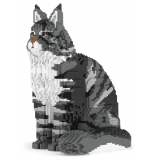 Jekca - Maine Coon 01S-M02 - Lego - Scultura - Costruzione - 4D - Animali di Mattoncini - Toys