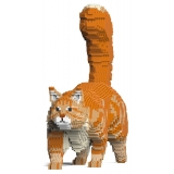 Jekca - Maine Coon 02S-M01 - Lego - Sculpture - Construction - 4D - Brick Animals - Toys