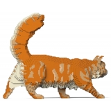 Jekca - Maine Coon 02S-M01 - Lego - Sculpture - Construction - 4D - Brick Animals - Toys