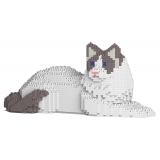 Jekca - Ragdoll Cat 03S-M02 - Lego - Sculpture - Construction - 4D - Brick Animals - Toys