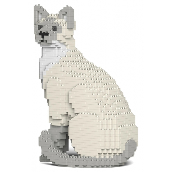 Jekca - Tonkinese Cat 01S-M02 - Lego - Sculpture - Construction - 4D - Brick Animals - Toys