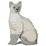 Jekca - Tonkinese Cat 01S-M02 - Lego - Sculpture - Construction - 4D - Brick Animals - Toys