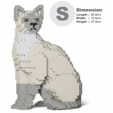 Jekca - Tonkinese Cat 01S-M02 - Lego - Scultura - Costruzione - 4D - Animali di Mattoncini - Toys