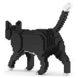 Jekca - Tuxedo Cat 02SB (Version 2024) - Lego - Sculpture - Construction - 4D - Brick Animals - Toys