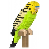 Jekca - Budgie 01S-M01 - Lego - Scultura - Costruzione - 4D - Animali di Mattoncini - Toys