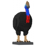 Jekca - Cassowary 01 - Lego - Sculpture - Construction - 4D - Brick Animals - Toys