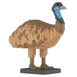 Jekca - Emu 01 - Lego - Sculpture - Construction - 4D - Brick Animals - Toys