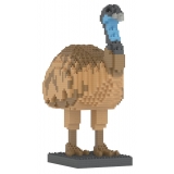 Jekca - Emu 01 - Lego - Sculpture - Construction - 4D - Brick Animals - Toys