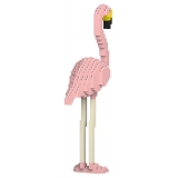 Jekca - Flamingo 01S-M02 - Lego - Sculpture - Construction - 4D - Brick Animals - Toys