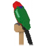 Jekca - King Parrot 01S - Lego - Scultura - Costruzione - 4D - Animali di Mattoncini - Toys