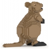 Jekca - Quokka 01 - Lego - Sculpture - Construction - 4D - Brick Animals - Toys