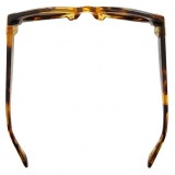 Bottega Veneta - Mitre Oval Sunglasses - Havana Brown - Sunglasses - Bottega Veneta Eyewear