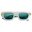 Bottega Veneta - Mitre Square Sunglasses - Green - Sunglasses - Bottega Veneta Eyewear