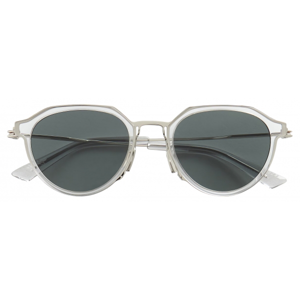 Bottega Veneta - Occhiali da Sole Panthos Ultrathin - Grigio Verde - Occhiali da Sole - Bottega Veneta Eyewear