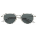 Bottega Veneta - Occhiali da Sole Panthos Ultrathin - Grigio Verde - Occhiali da Sole - Bottega Veneta Eyewear