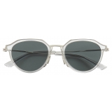 Bottega Veneta - Ultrathin Panthos Sunglasses - Grey Green - Sunglasses - Bottega Veneta Eyewear