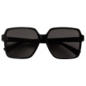 Bottega Veneta - Soft Square Sunglasses - Black Grey - Sunglasses - Bottega Veneta Eyewear