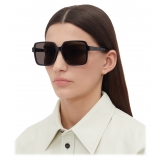 Bottega Veneta - Occhiali da Sole Squadrati Soft - Nero Grigio - Occhiali da Sole - Bottega Veneta Eyewear