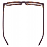 Bottega Veneta - Classic Rectangular Eyeglasses - Havana Transparent - Optical Glasses - Bottega Veneta Eyewear