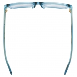 Bottega Veneta - Classic Rectangular Eyeglasses - Light Blue Transparent - Optical Glasses - Bottega Veneta Eyewear