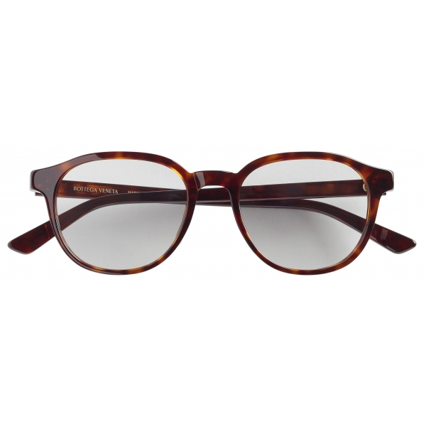 Bottega Veneta - Occhiali da Vista Panthos Classic - Havana Trasparente - Occhiali da Vista - Bottega Veneta Eyewear