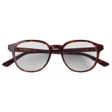 Bottega Veneta - Classic Panthos Eyeglasses - Havana Transparent - Optical Glasses - Bottega Veneta Eyewear