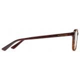 Bottega Veneta - Classic Panthos Eyeglasses - Havana Transparent - Optical Glasses - Bottega Veneta Eyewear