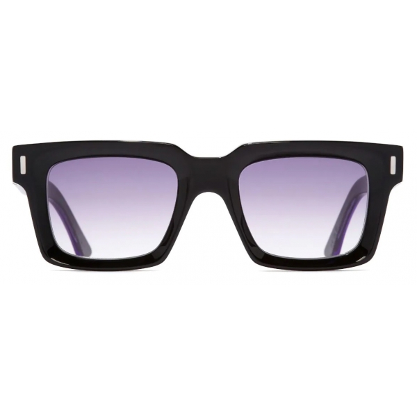 Cutler & Gross - 1386 Square Sunglasses - Purple on Black - Luxury - Cutler & Gross Eyewear