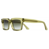 Cutler & Gross - 1386 Square Sunglasses - Crystal Green - Luxury - Cutler & Gross Eyewear