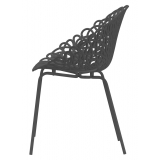 Qeeboo - Bacana Chair Indoor/Outdoor Set of 2 Pieces - Black - Qeeboo Chair by Estudio Campana - Furnishing - Home