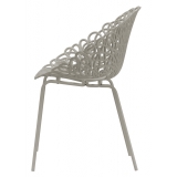 Qeeboo - Bacana Chair Indoor/Outdoor Set of 2 Pieces - Dove Grey - Qeeboo Chair by Estudio Campana - Furnishing - Home