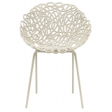 Qeeboo - Bacana Chair Indoor/Outdoor Set of 2 Pieces - Ivory - Qeeboo Chair by Estudio Campana - Furnishing - Home