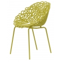 Qeeboo - Bacana Chair Indoor/Outdoor Set of 2 Pieces - Mustard - Qeeboo Chair by Estudio Campana - Furnishing - Home