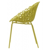 Qeeboo - Bacana Chair Indoor/Outdoor Set of 2 Pieces - Mustard - Qeeboo Chair by Estudio Campana - Furnishing - Home