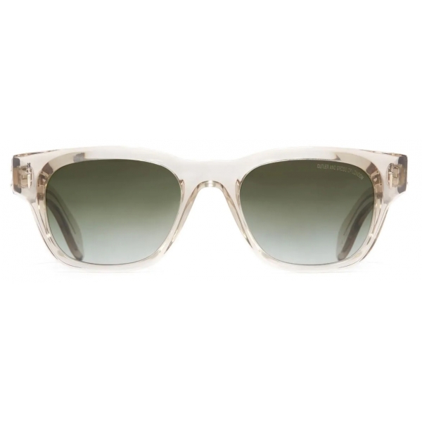 Cutler & Gross - The Great Frog Crossbones Square Sunglasses - Sand Crystal - Luxury - Cutler