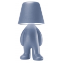 Qeeboo - Bigger Brother Lamp - Light Blue - Qeeboo Lamp by Stefano Giovannoni - Lighting - Home