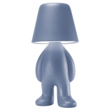 Qeeboo - Bigger Brother Lamp - Light Blue - Qeeboo Lamp by Stefano Giovannoni - Lighting - Home