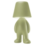 Qeeboo - Bigger Brother Lamp - Green Khaki - Qeeboo Lamp by Stefano Giovannoni - Lighting - Home