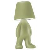 Qeeboo - Bigger Brother Lamp - Green Khaki - Qeeboo Lamp by Stefano Giovannoni - Lighting - Home