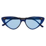 Cutler & Gross - 1330 Cat Eye Sunglasses - Classic Navy Blue - Luxury - Cutler & Gross Eyewear