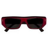 Cutler & Gross - 1367 Browline Sunglasses - Red on Black - Luxury - Cutler & Gross Eyewear